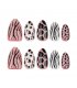 NA028 - Leopard Print Glam Nails NA028 - Leopard Print Glam Nails